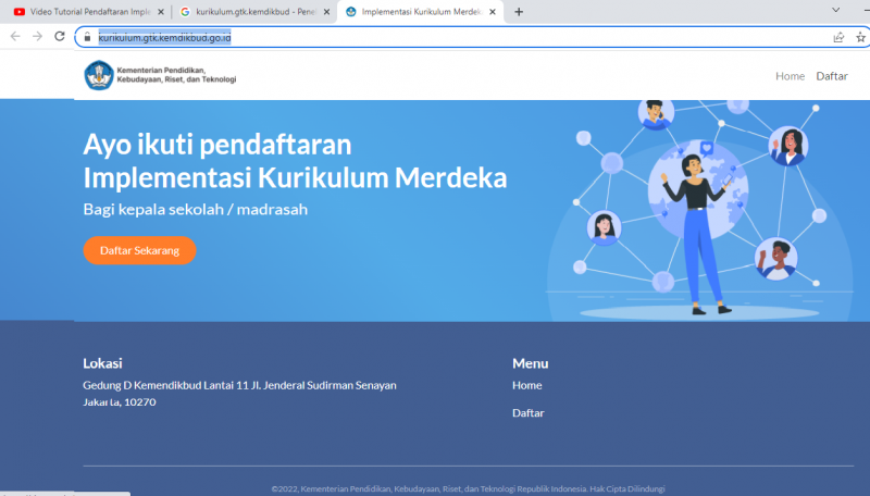 Tutorial Pendaftaran Implementasi Kurikulum Merdeka Untuk Sekolah