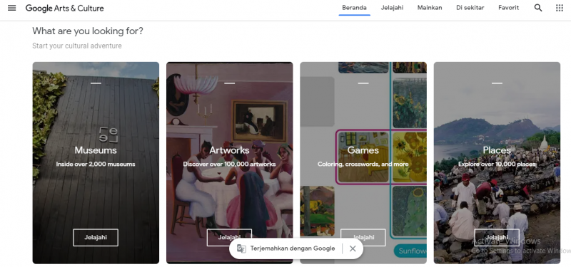 Google Arts & Culture : Jelajah Museum Virtual Sebagai Media ...