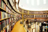 Round library (Public Library of Stockholm, Observatorielunden).