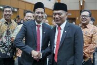 Foto: Nadiem Makarim (kiri) dan Muhadjir Effendy (kanan)/istimewa