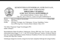 Download Surat Edaran Pelaksanaan Piloting PPG Guru Tertentu (PPG Daljab) Tahun 2024